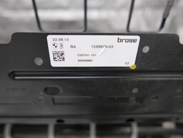 фото №13, Bmw f01 f07 f10 f11 каркас сидіння правий lci