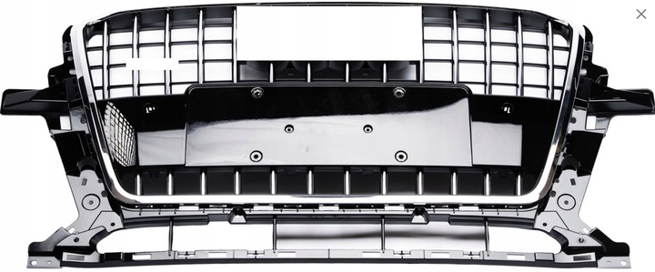 фото №1, Audi q5 8r 12- решётка радиатор решётка радиатора комплектная з рамка номерного знака 8r0853651