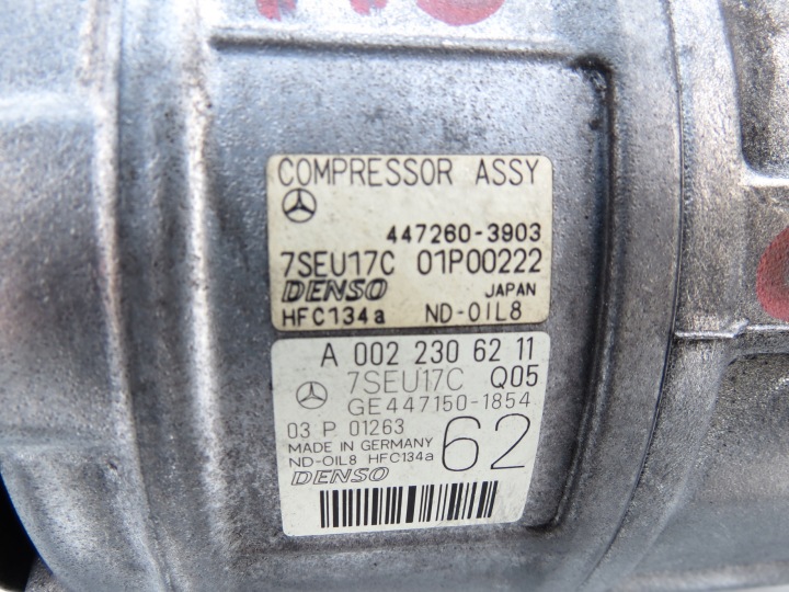 фото №6, Компрессор кондиционера a0022306211 mercedes cls w218 4.7 v8