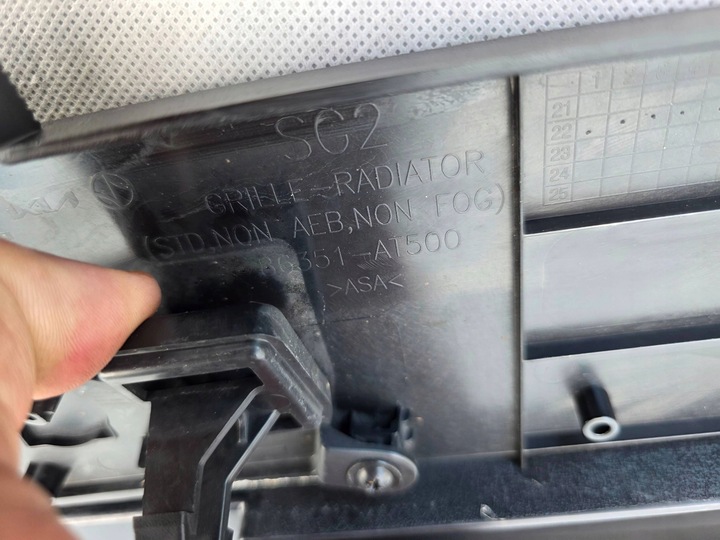 фото №11, Kia ceed решётка радиатора решётка решётка радиатор 86351-at500