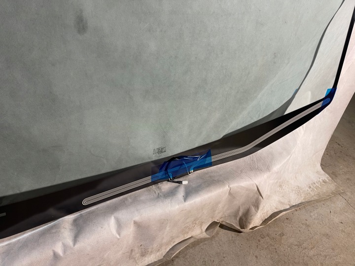фото №6, Toyota sienna xl20 скло передня з підігрівом сонячний 2004-2010