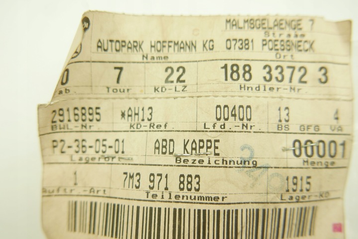 фото №9, Накладка крышка клеммы vw passat b8 3aa971813