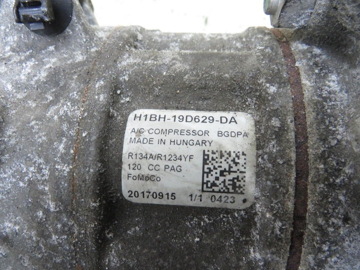 фото №7, Компресор кондиціонера ford fiesta mk8 1.0 ecoboost h1bh-19d629-da