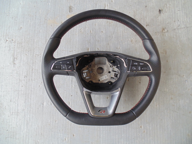 фото №10, Кермо шкіра мультифункція seat leon iii fr 17r
