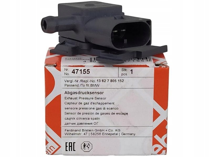 фото №13, Датчик давления наддув febi 13627805152