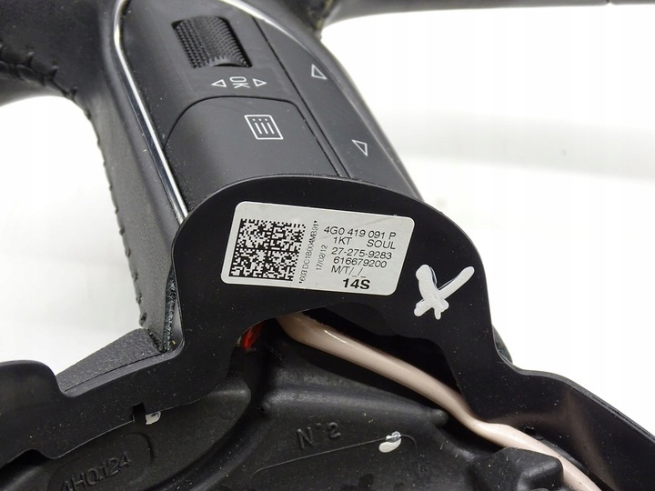 фото №11, Кермо шкіра шкіряний мульті мультифункція пелюстки audi a6 c7 4g0419091p