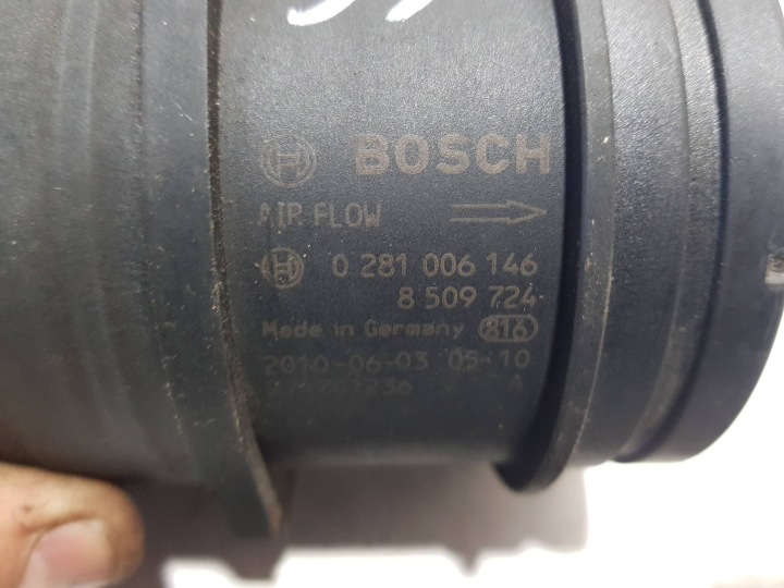 фото №7, Расходомер воздуха bmw x1 e84 e90 e87 2.0 d 0281006146