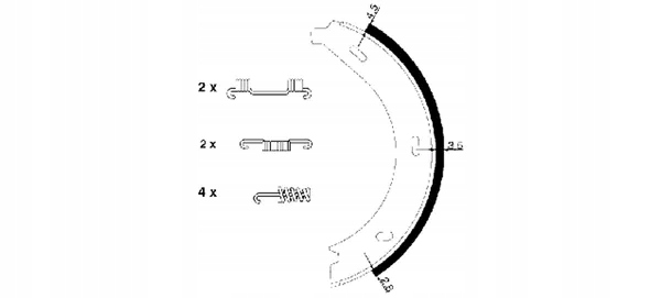 91054600 ШІТКИ HAM. MERCEDES VITO 95-03