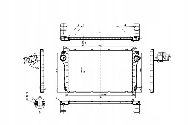 фото №2, Інтеркулер радіаторів повітря avensis 2.0 03-08 hart
