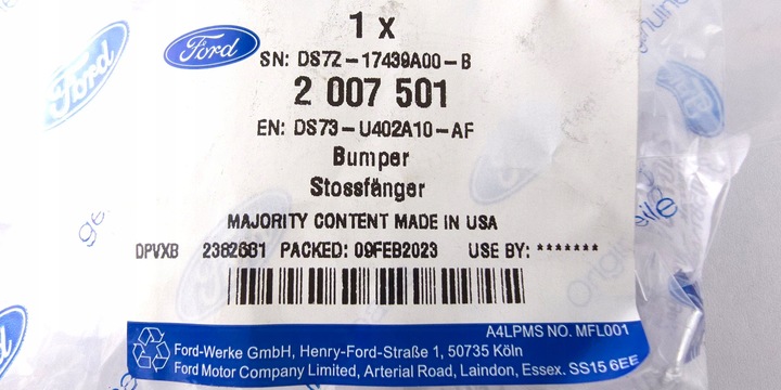 фото №12, Відбійник кришки багажника ford mondeo mk5 sedan