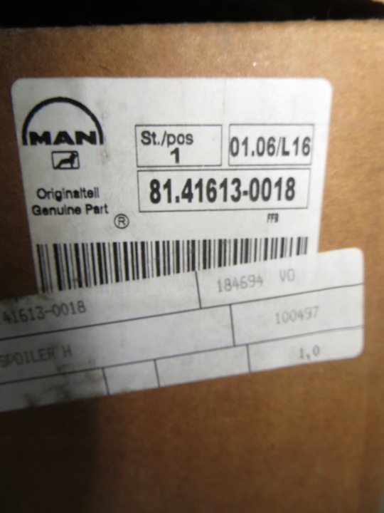 фото №9, Бампер нижний man 81.41613-0018 oem номер