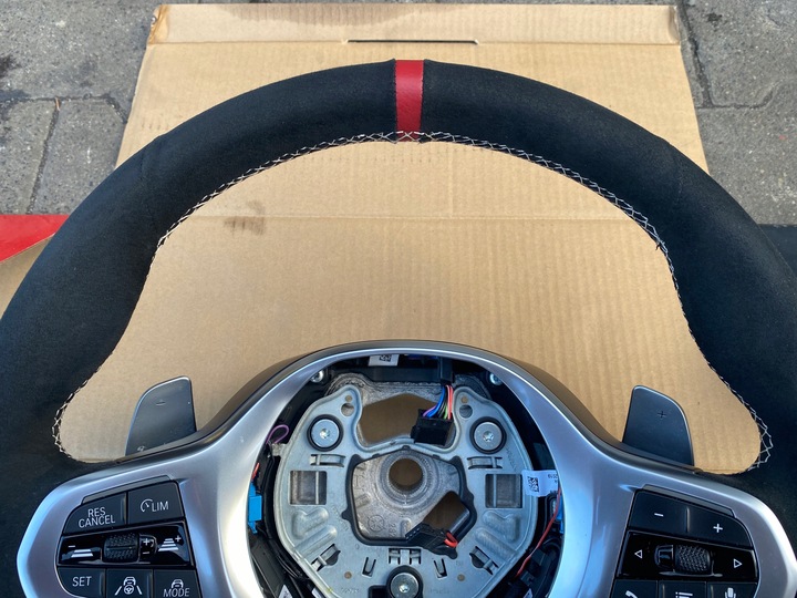 фото №4, Bmw 3 g20 g21 m набір кермо алькантара оригінал.