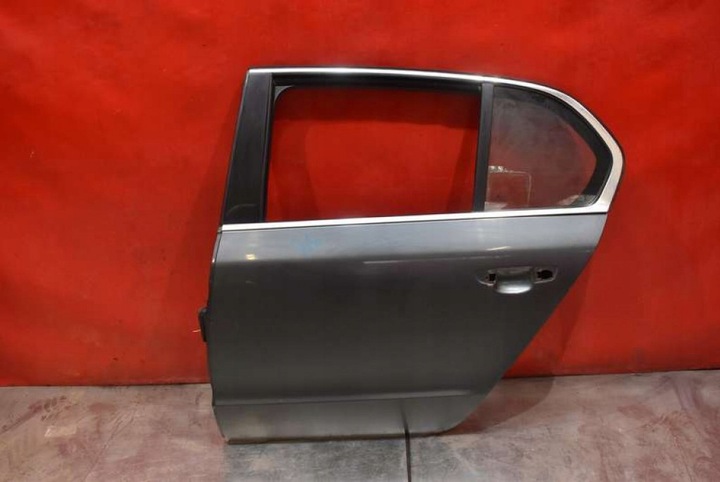 фото №1, Двері ліві зад задні графітові skoda superb 2 ii 08-15