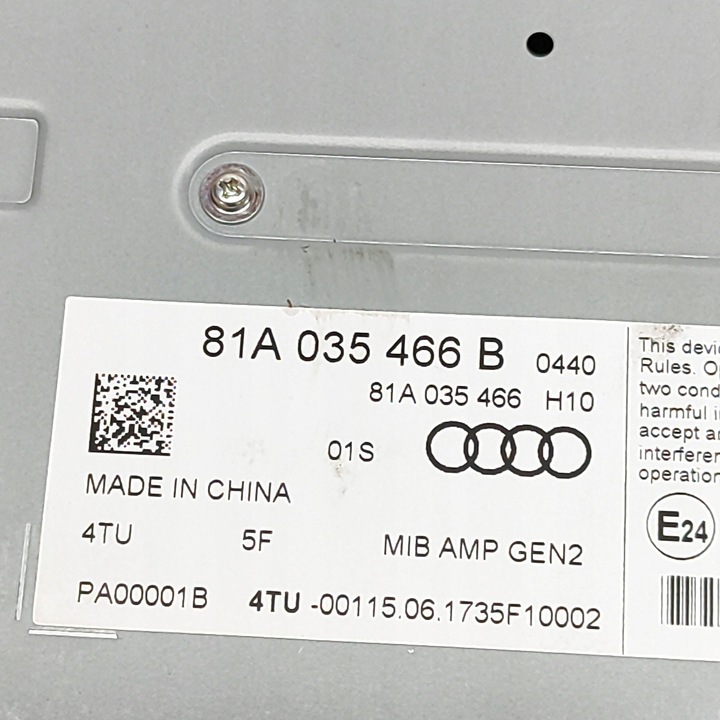 фото №6, Audi rs3 2018 усилитель аудио