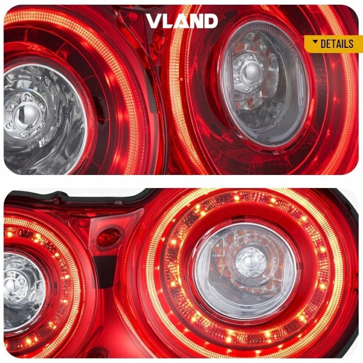 фото №9, Лампы задние l+r led диодные рестайлинг вид red nissan gtr gt-r r35 2008-2025