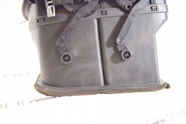 фото №9, Впуск повітря консолі vw sharan 7m8, 7m9, 7m6 7m1819728e 1.9l дизель