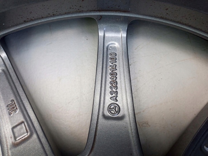фото №15, Mercedes s amg w222 алюмінієвий диск 9.5" x 20" 5x112 et 38 a2224014100 ÷