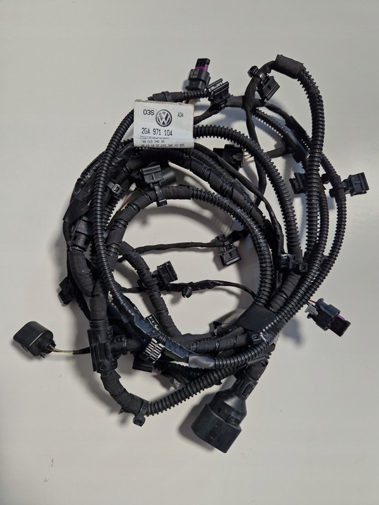 фото №1, Жгут установка pdc зад vw t-roc 4 x pdc 2ga971104