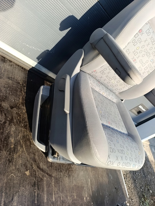 фото №6, Vw t5 t5 рестайлінг сидіння пасажира з podłokietnikami ox з основа