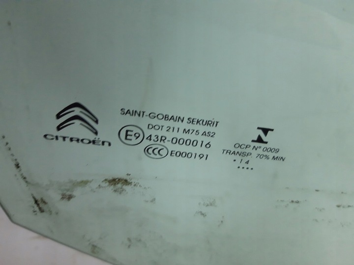 фото №2, Citroen c4 picasso ii стекло дверь правая передняя