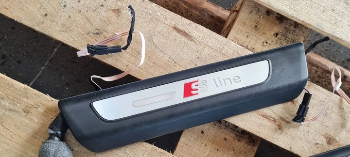 фото №3, Q7 4m ii планки подсвечиваемый led порога накладка sline комплект