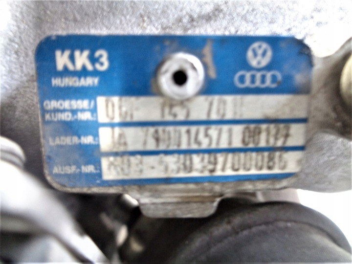 фото №7, Seat audi a3 2.0tfsi турбонагнітач 06f145701f