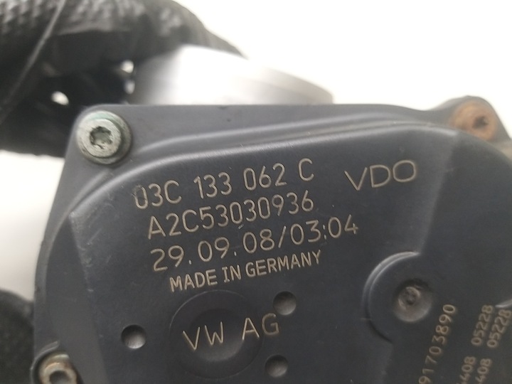 фото №9, Дросельна заслінка 1.4 tsi cax vw touran golf vi passat altea 03c133062c