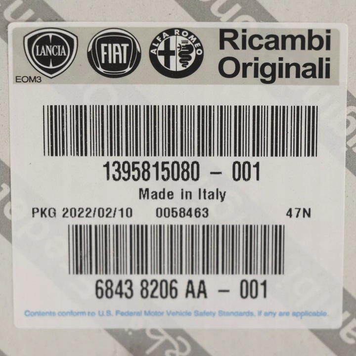 фото №11, Жгут провод дверь задних fiat оригинальный номер 1395815080