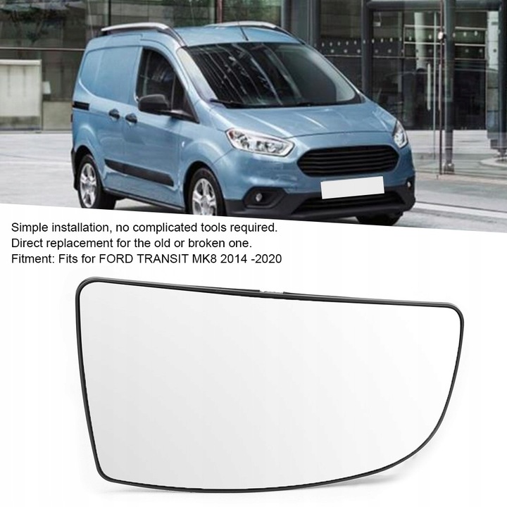 фото №7, Скло дзеркало боковий огляд з задній 1855103 1855102 підходить до ford