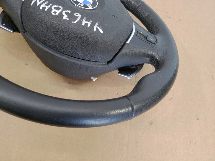 фото №6, Руль + подушка мультифункция кожа лепестки bmw 3 f30 f31 2012-2015