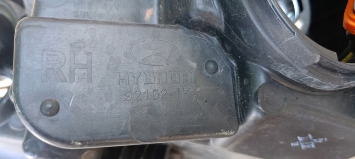 фото №13, Лампа перед передняя правая hyundai ix20 рестайлинг 15-19rok линза 92102-1k org