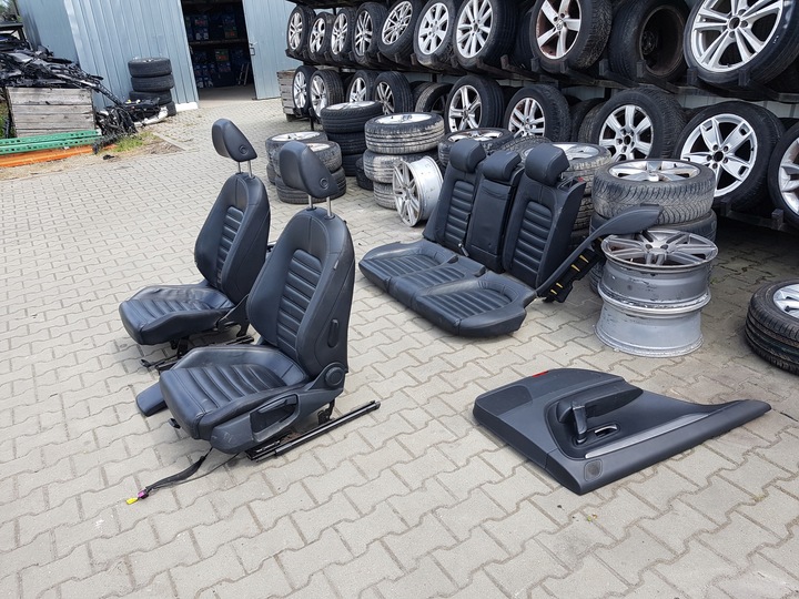 фото №5, Vw passat cc 08-16r сиденья кожаные диван