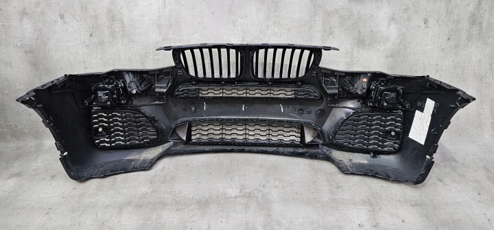 фото №9, Бампер перед bmw x3 f25 рестайлінг f26 m набір протитуманка led na 4 pdc омивачі