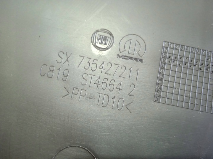 фото №11, Fiat 500 cabrio обивка боковина левый зад