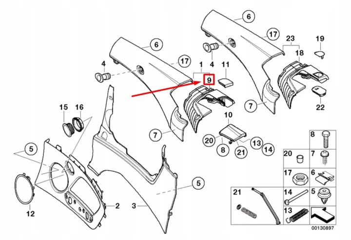 фото №11, Bmw 3 e46 защита заднего левого рычаг серый! 8240797 51438240797 oem