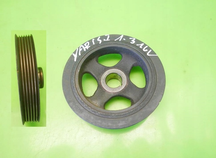 фото №1, Toyota оригинальный номер 134700j010 колесо ременное, wał коленчатый