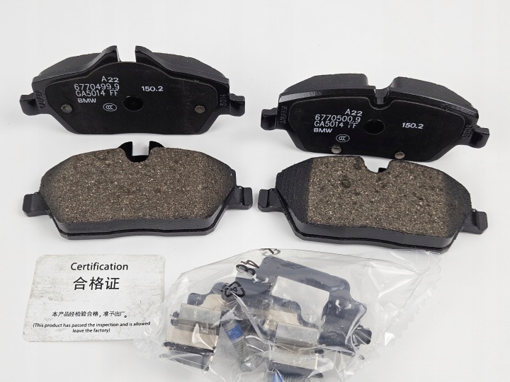 MINI R56 R56LCI R57 R57LCI R58 R59 PLAQUETTES FREIN AVANT 34116772892 NOUVEAU r56-lci