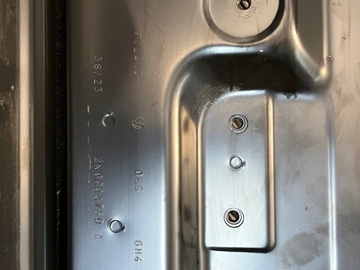 фото №6, Vw crafter панель задний держатель замка дверь 17r 2no813311d