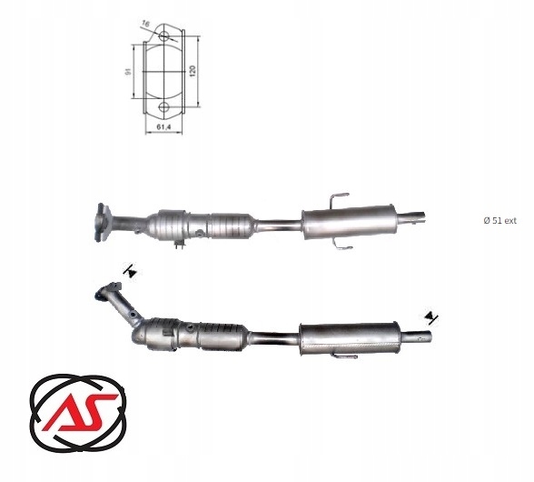 фото №1, Катализатор mazda 6 2.0i 16v 3/2005 - 8/2007