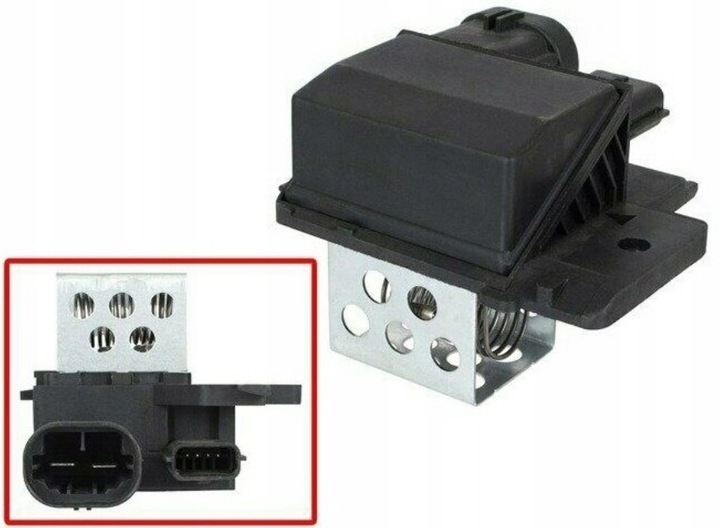 фото №1, Резистор вентилятора dacia logan 12 255503792r