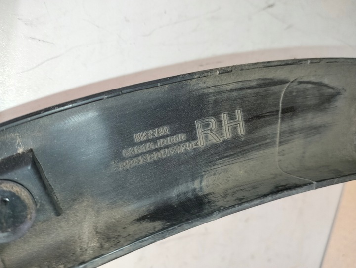фото №11, Планка крыло правые перед nissan qashqai j10 i 07-10 передний рестайлинг
