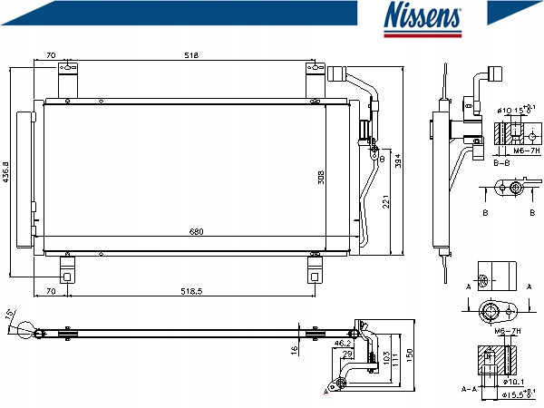 фото №16, Nissens радиаторов кондиционера mazda 940352