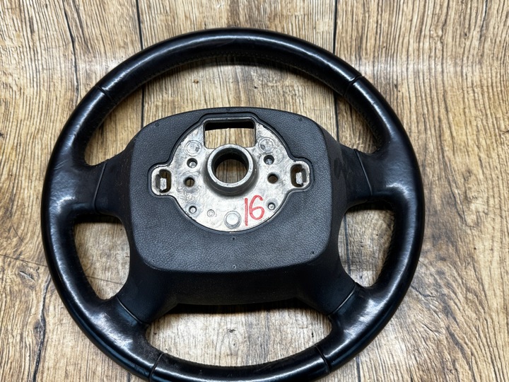 фото №9, Кермо skoda octavia ii шкіра шкіряний чорна мультифункція 1z0419091c