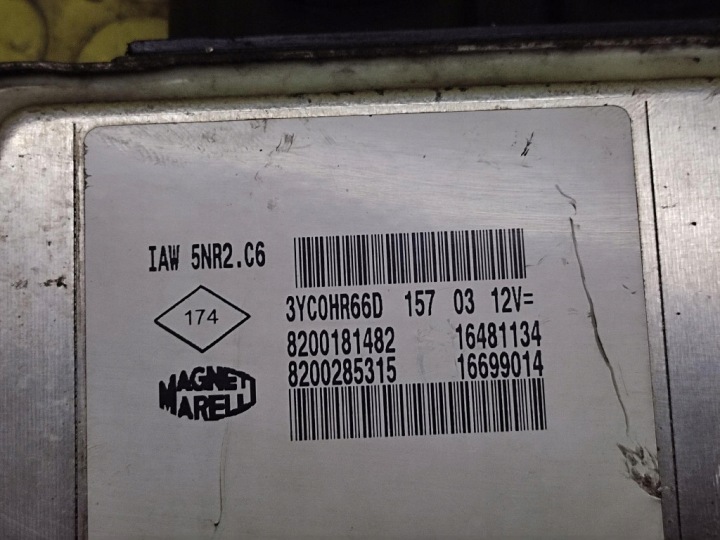 фото №6, Renault clio ii блок керування двигуном (ecu) 8200285315