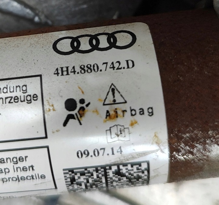 фото №5, Audi a8 s8 d4 4h 2011 права сторона шторка подушка безпеки