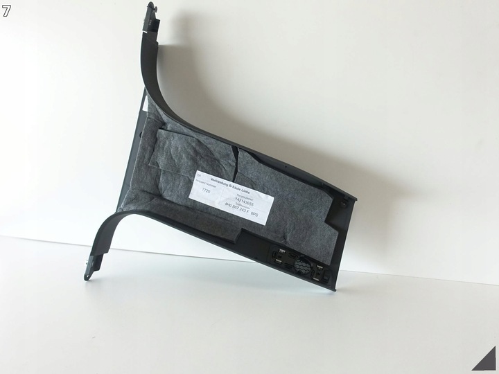 фото №8, Audi a8 4h0 d4 рестайлінг 13-17 захист обшивка лівого стійка b хром 6ps