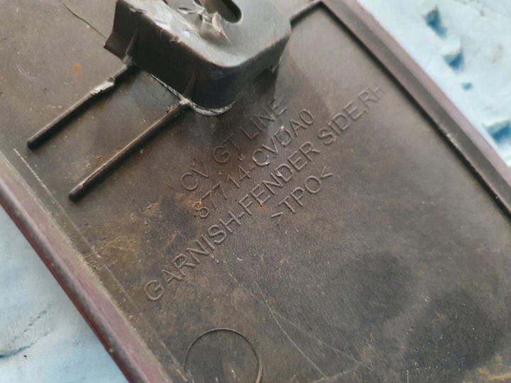 фото №5, Молдинг крыльев kia ev-6 gt-line правая перед pdc