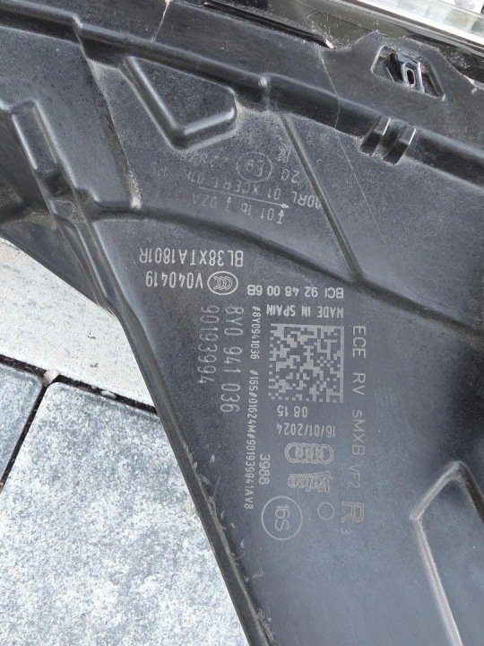 фото №15, Audi a3 s3 8y0 8y комплектные полный led matrix hd 8y0941035 8y0941036 2024