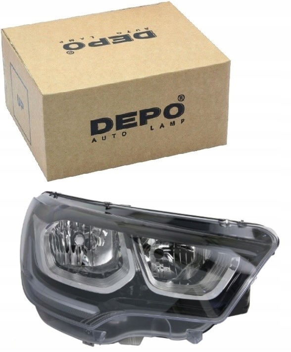 фото №1, Фара лампа передня права citroen c4 ii 1.2/1.4/1.6/2.0 2009-