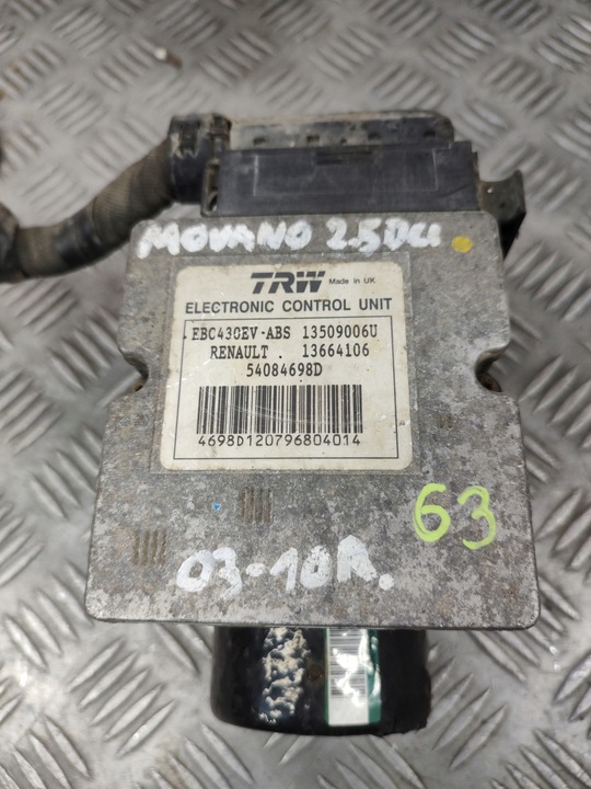 фото №8, Насос abs master movano 8200196053 13664106